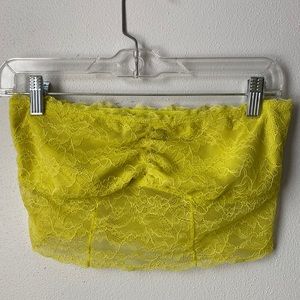 Yellow Bandeau Bralette - Size M - American Eagle